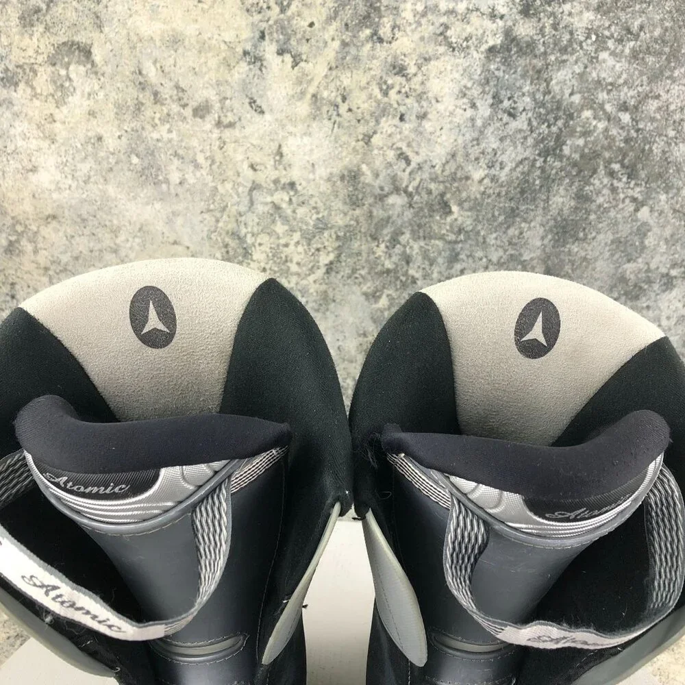 Atomic Women's Size 24 (US 6.5) Black Grey Extended Toebox Winter Ski Boots